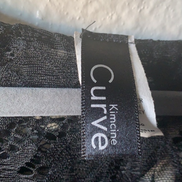 Kimcine curve black lace bodysuit 3X - Picture 7 of 8